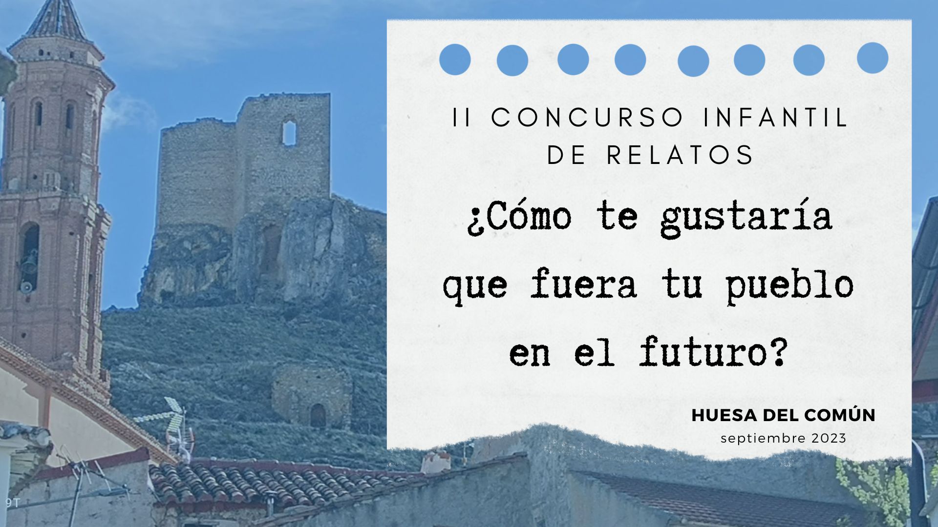 II Concurso Infantil de Relatos Cortos de Huesa del Común (Teruel)